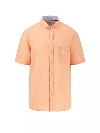 FYNCH-HATTON | Leinenhemd Casual Fit | orange